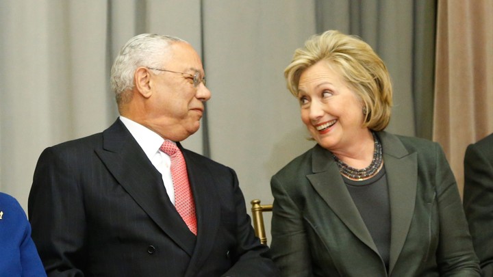 Image result for colin powell and hillary clinton