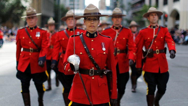 Members of the Royal Canadian Mounted Police.
