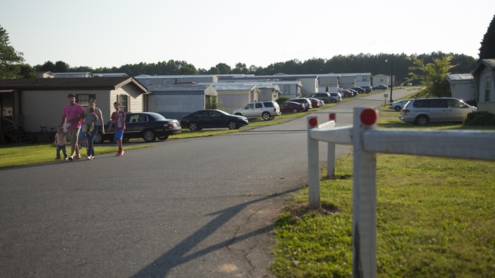 The Paradise Valley Mobile Home Community in Conover, North Caroline, has gone from mostly white, non-Hispanic, to mostly Hispanic.