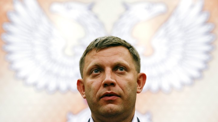 Alexander Zakharchenko, a separatist leader and the head of the self-proclaimed Donetsk People's Republic