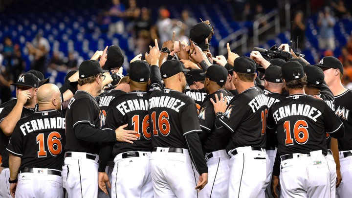 Miami Marlins honor Jose Fernandez