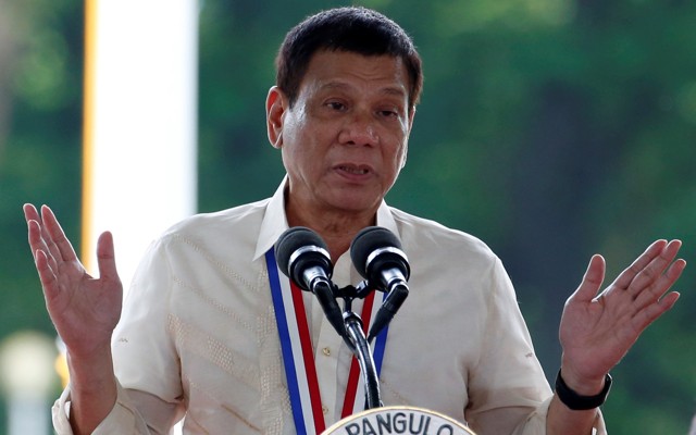 Philippine President Rodrigo Duterte 