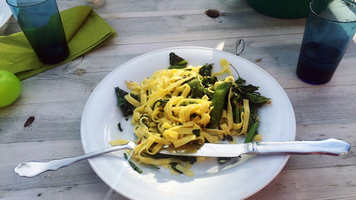 Pasta with CRISPR-edited cabbage