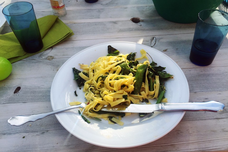 Pasta with CRISPR-edited cabbage