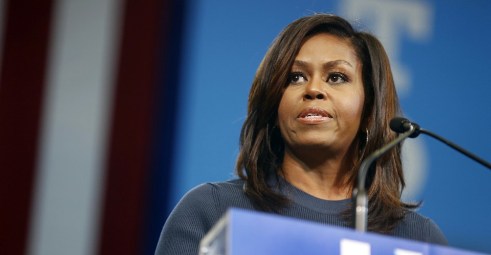 Michelle Obama: 'Going High' Means Remaining Outraged - The Atlantic