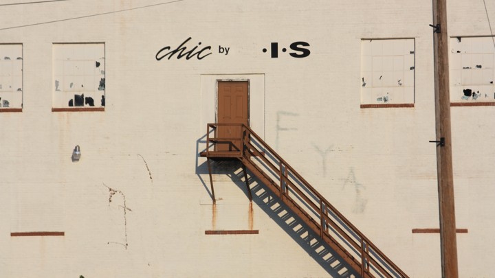 A shuttered clothing factory in Tennessee