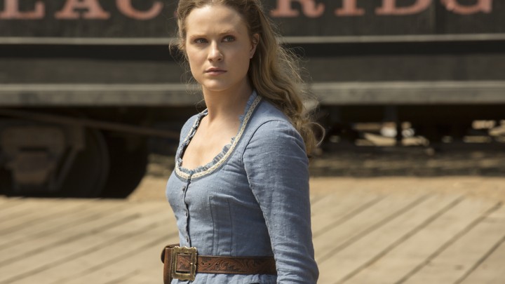 Evan Rachel Wood as Dolores in 'Westworld'