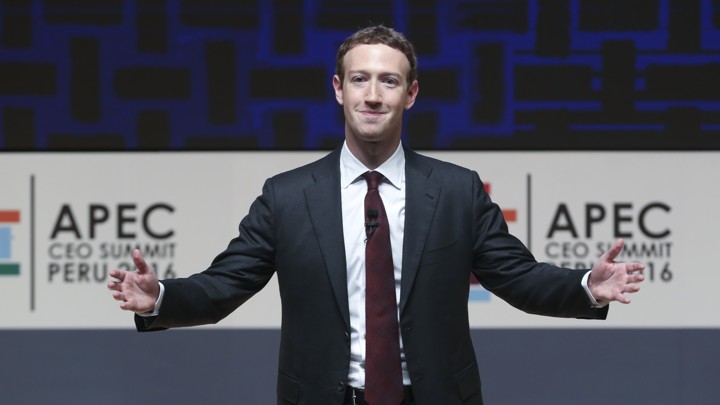 Facebook CEO Mark Zuckerberg