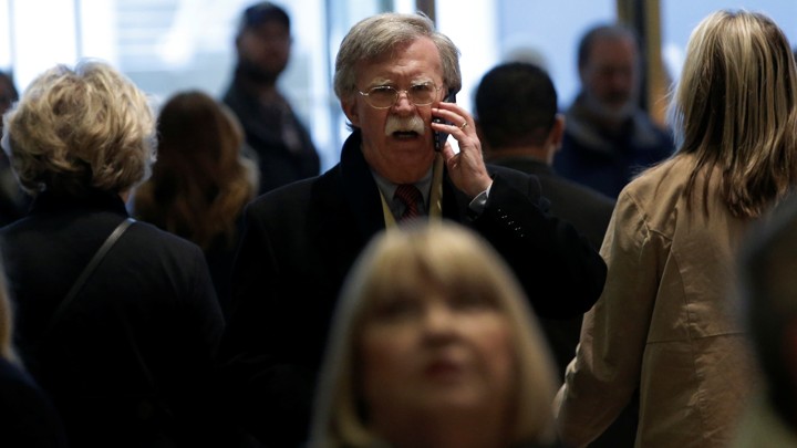 John Bolton at Trump Tower on December 2