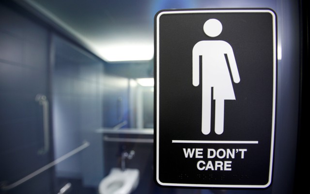 A sign at a hotel in Durham, North Carolina