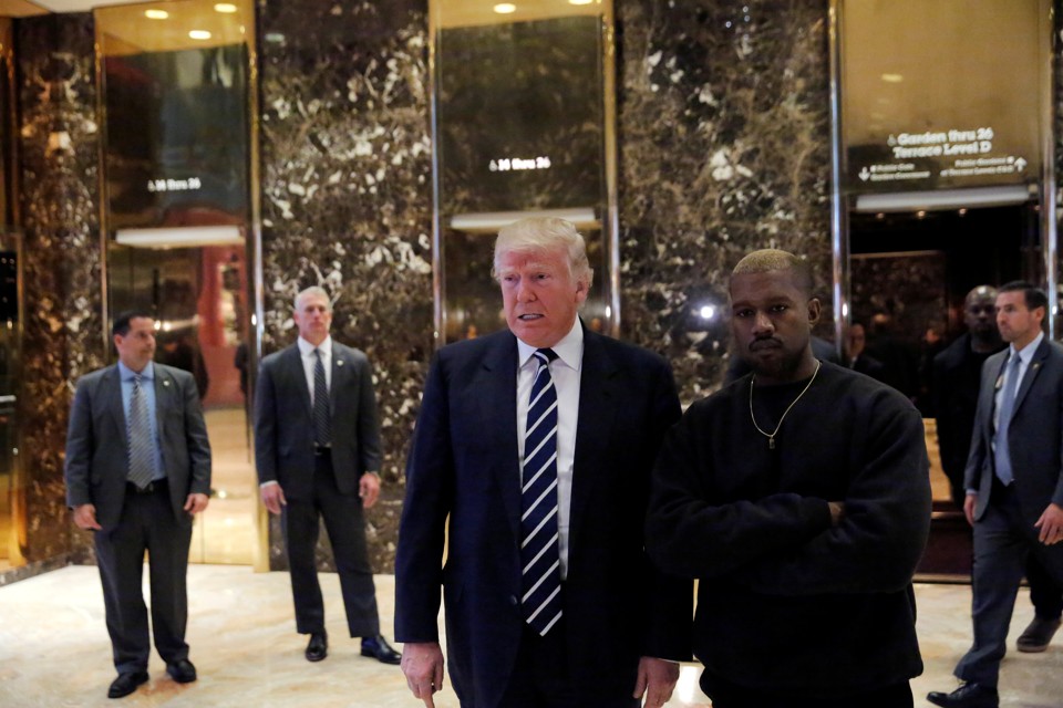 Image result for Photo: Kanye West Visits Donald Trump