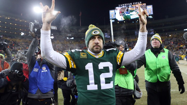 Green Bay Packers quarterback Aaron Rodgers