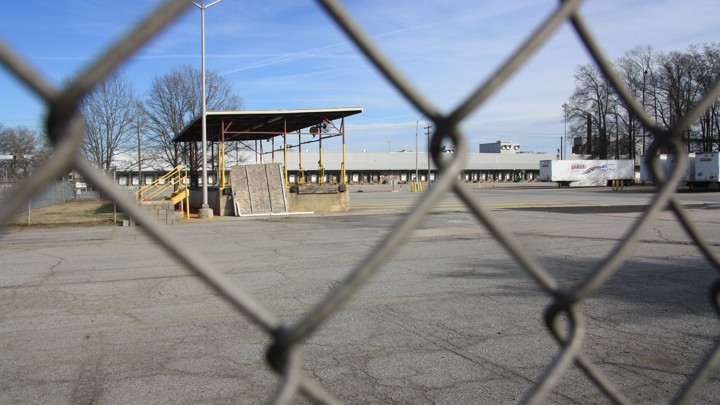 The shuttered MillerCoors plant in Eden, North Carolina