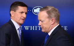 National Security Advisor Michael Flynn and White House Press Secretary Sean Spicer