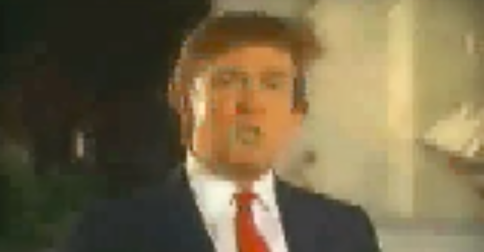 Donald Trump's First Website