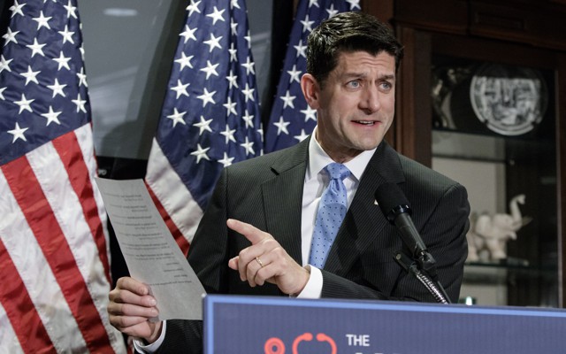 Speaker of the House Paul Ryan holds a press conference about the American Health Care Act.