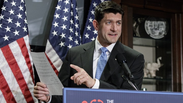 Speaker of the House Paul Ryan holds a press conference about the American Health Care Act.