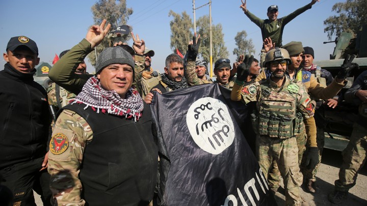 Iraqi forces enter Mosul airport for the first time since the Islamic State group overran the region in 2014.