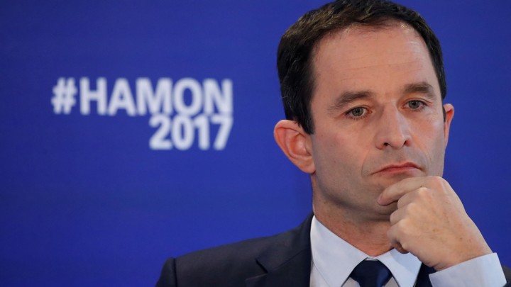 France's Socialist presidential candidate Benoît Hamon attends a news conference in Paris, France on March 10, 2017.