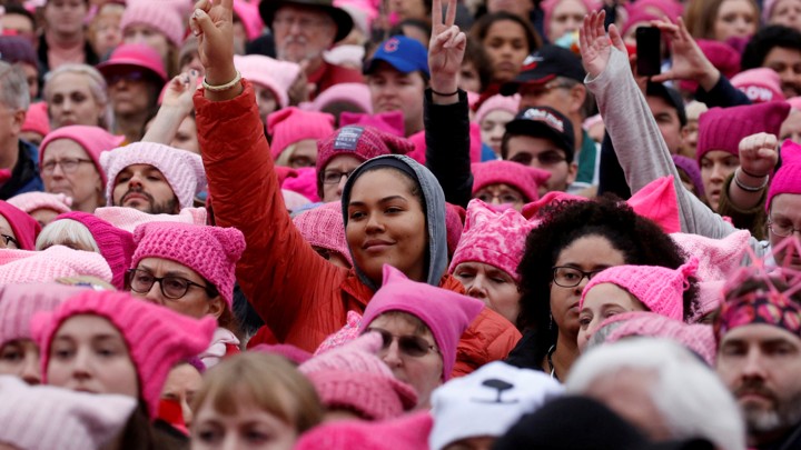 Participants in January's Women's March