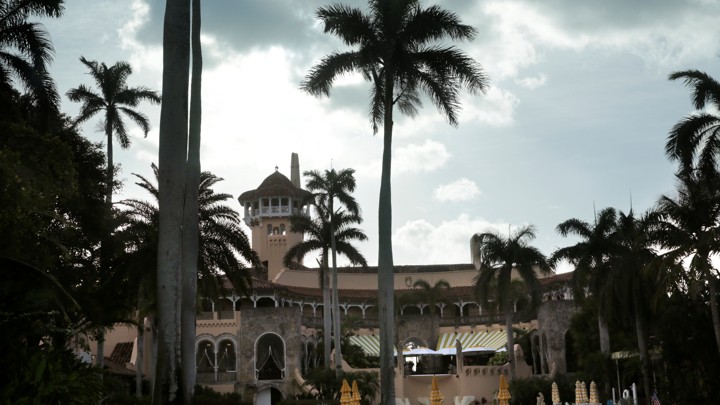 President Donald Trump's Mar-a-Lago estate in Palm Beach, Florida