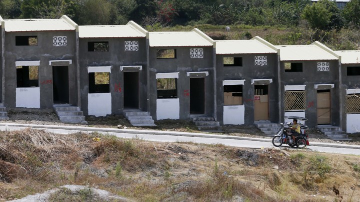 A housing project in the Philippines