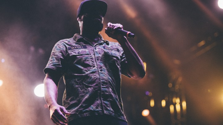 Talib Kweli performs at Moogfest on May 18, 2017