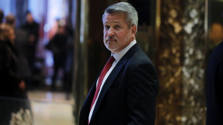 Bill Shine is pictured at Trump Tower in New York on November 21, 2016.
