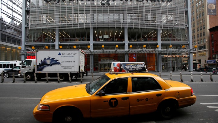 The New York Times headquarters in New York City