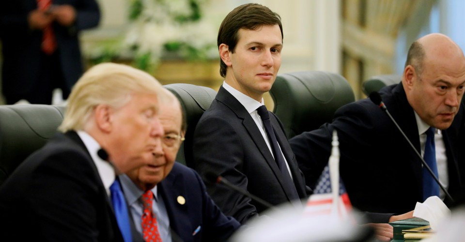 Image result for Jared Kushner as magical/innocent child - good jewish son archetype