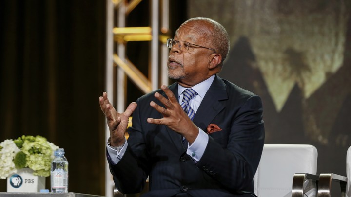 Henry Louis Gates Jr. speaking on a panel