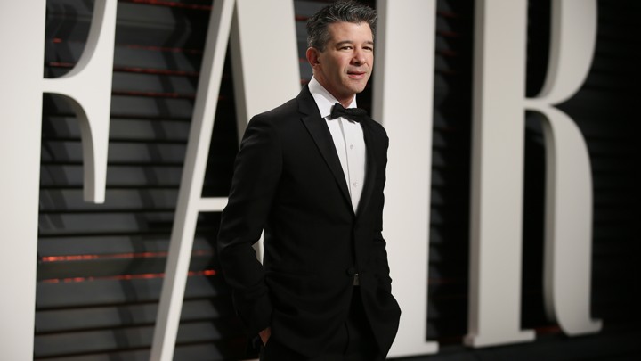 Travis Kalanick attends the 89th Academy Awards in February 2017