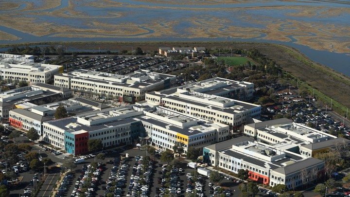 The headquarters of Facebook in Menlo Park, California