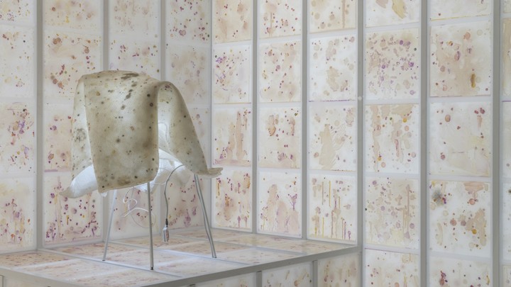 A detailed image of Anicka Yi's 'Force Majeure' (2017)