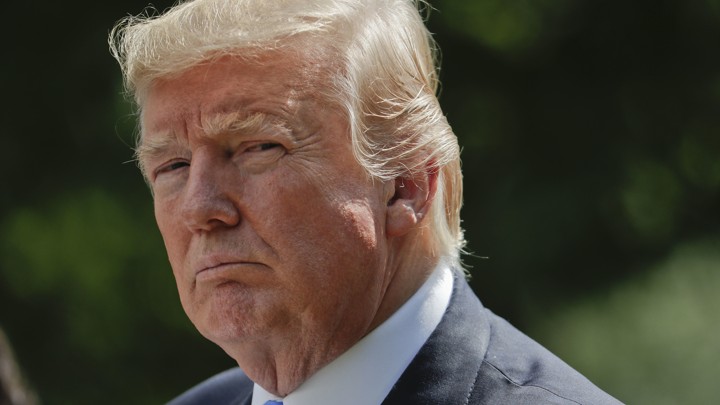 Donald Trump, the president of the United States