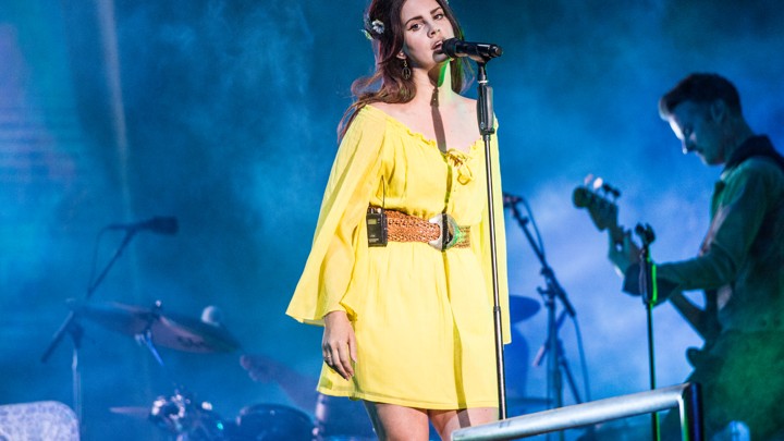 Lana Del Rey at San Francisco's Outside Lands in 2016