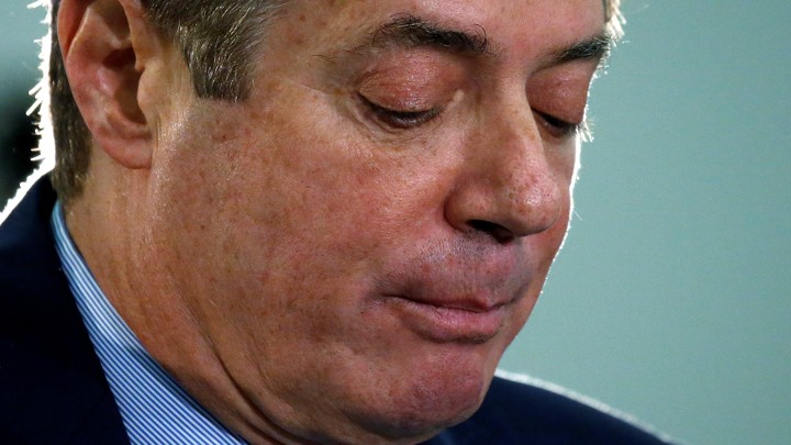 The former Trump campaign chairman, Paul Manafort