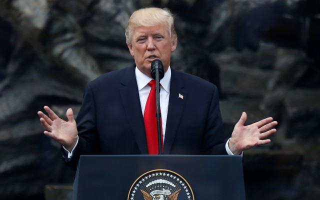 Trump in Warsaw