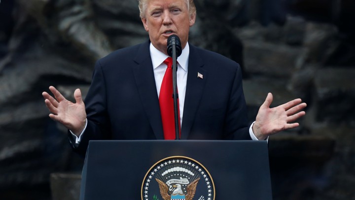 Trump in Warsaw