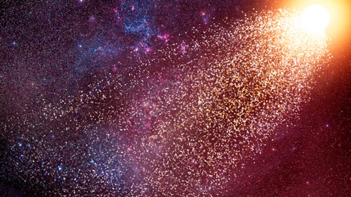 Artist’s impression of runaway stars