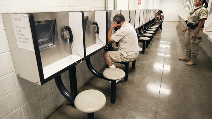 A video-visitation system
