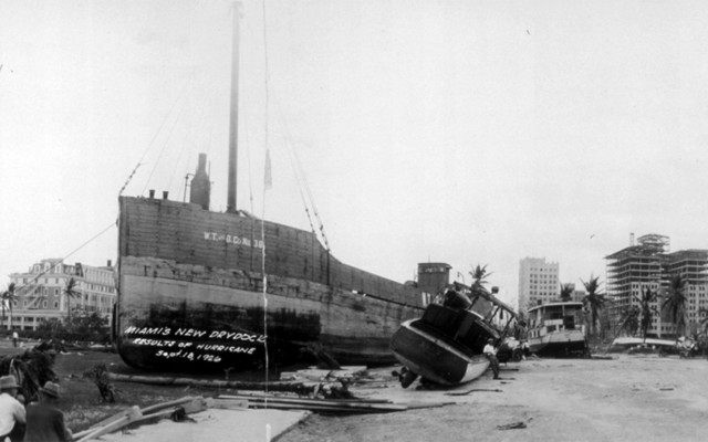 The aftermath of the Great Miami Hurricane of 1926