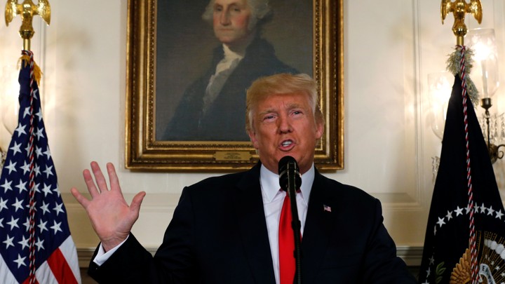 President Trump delivers a statement on the deadly protests in Charlottesville.
