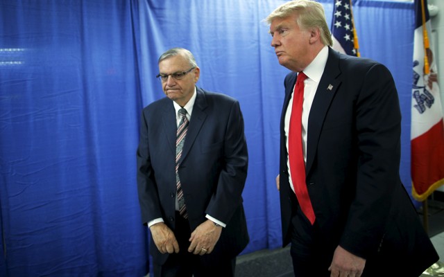  Former Sheriff Joe Arpaio supported Donald Trump’s birther crusade and presidential campaign. Now, Trump has pardoned Arpaio, who was convicted of criminal contempt for violating a federal court order.