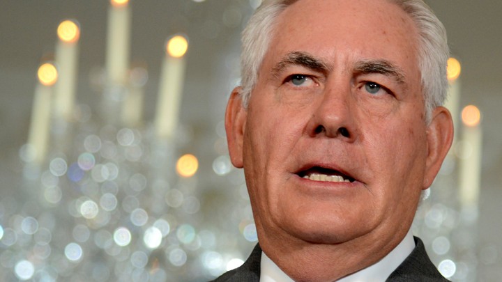 Secretary of State Rex Tillerson speaks