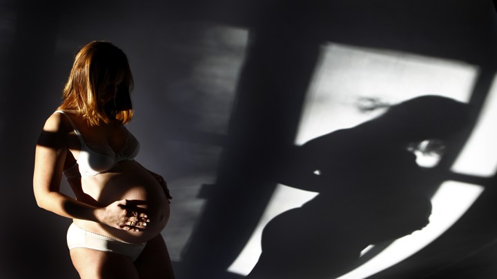 A pregnant woman