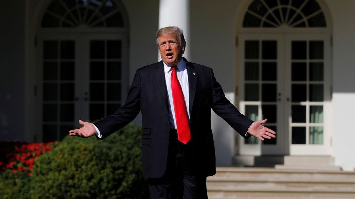 President Trump addresses reporters in the aftermath of an apparent terrorist attack in London.
