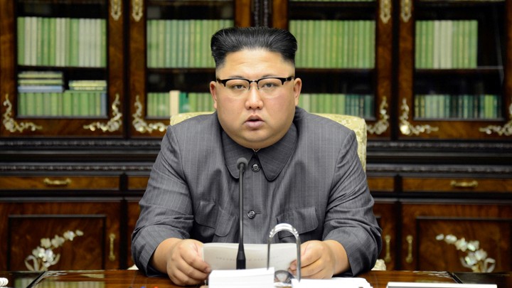 Kim Jong Un makes a statement