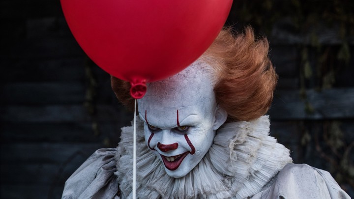 Pennywise the clown from the newest adaptation of Stephen King's 'It'