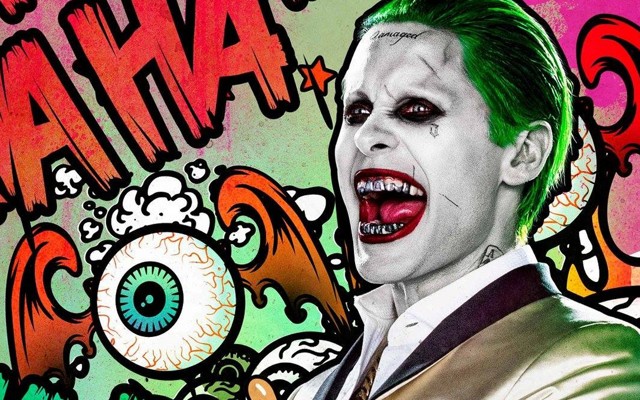 Jared Leto as the Joker on the poster for the film 'Suicide Squad'
